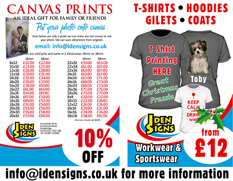 Canvas and T-shirts