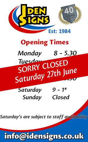 Opening Times